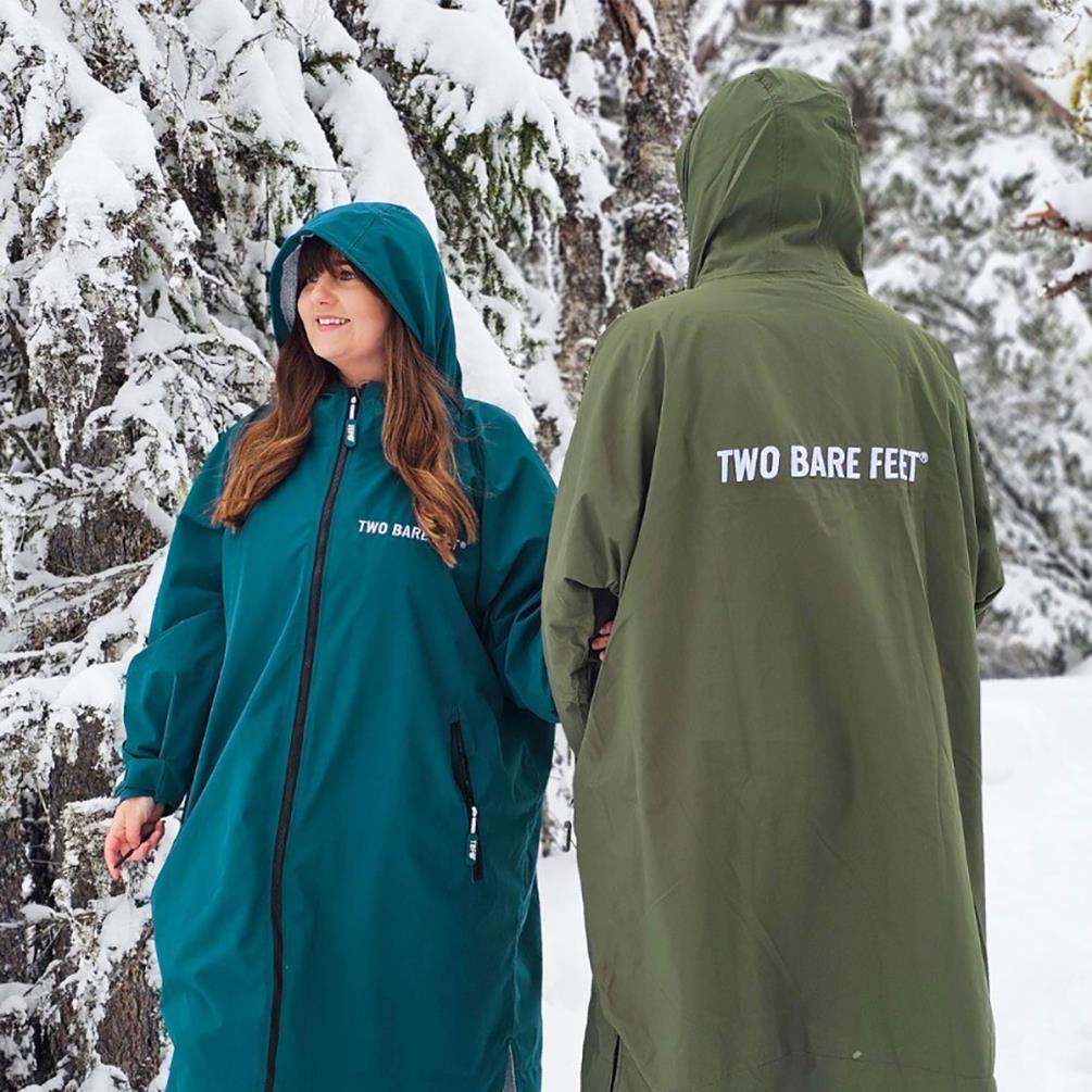 Two Bare Feet Weatherproof Packable Changing Robe & Travel Bag - Sea Green / Grey Extra Image 5